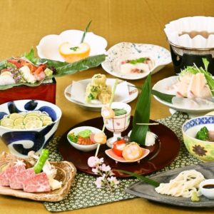 心斎橋の和食店「にし家」の懐石料理